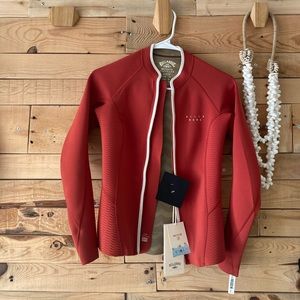 Billabong red surf jacket